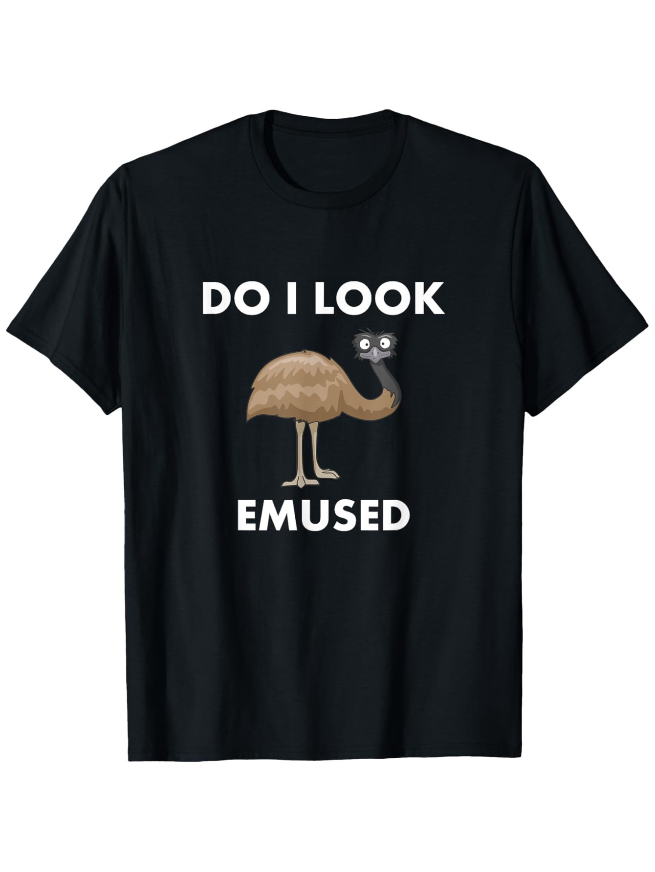 Mens Formal Look - 2026 Funny Ostrich Pun T-Shirt -