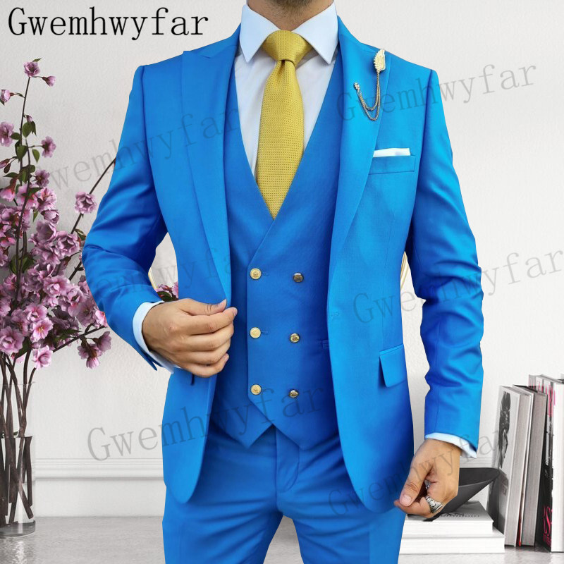 Gwenhwyfar Groomsmen Peaked La - Men Formal Wear With Blazer recension och pris
