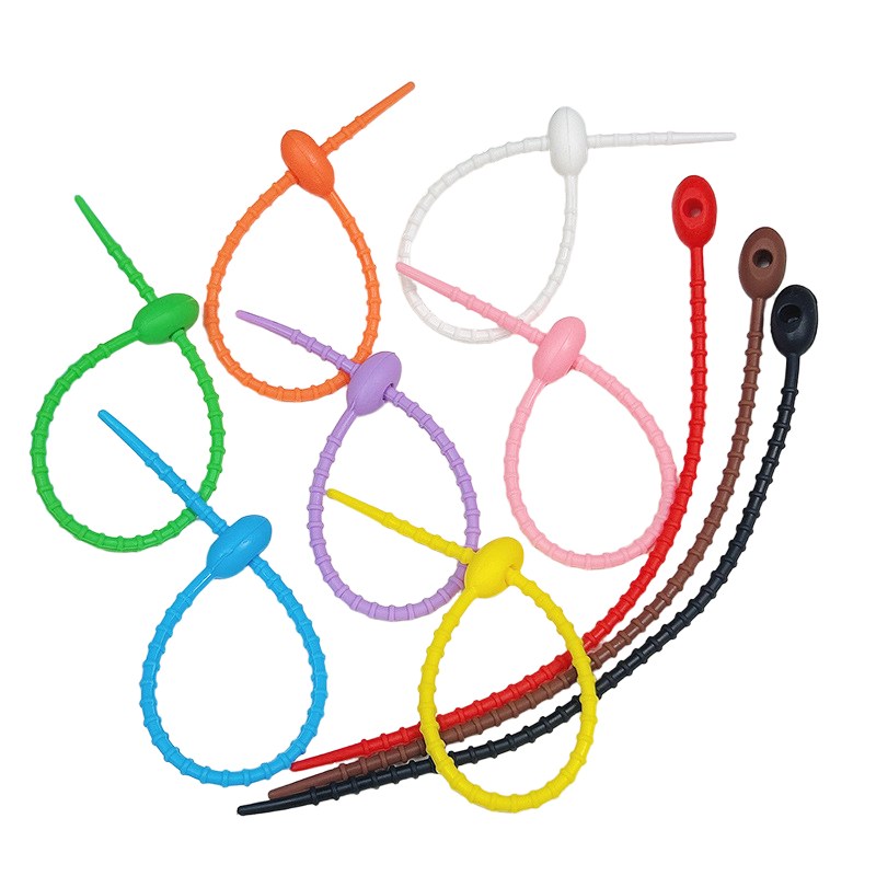 Silicone Bag Ties Clip Cable Z - Tie Bar Clip recension och pris