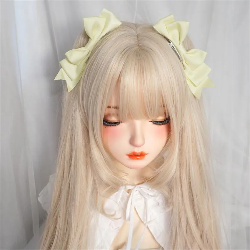 Kawaii Lolita Girl Bow Hair Si - Tie Bar Clip recension och pris