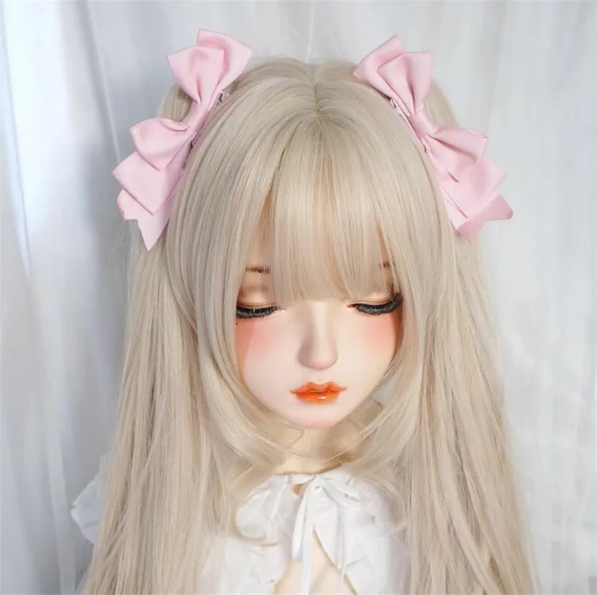 Kawaii Lolita Girl Bow Hair Si - Tie Bar Clip recension och pris