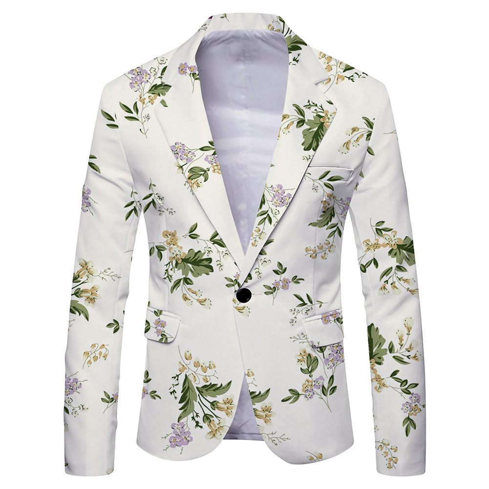 Men\'s Fashionable Printed Bla - Mens Formal Look recension och pris