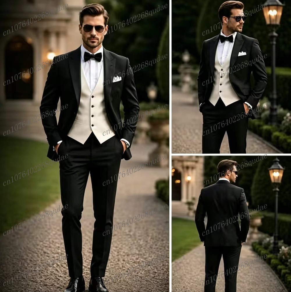 Formal Black And White Men Sui - Men Formal Wear With Blazer recension och pris