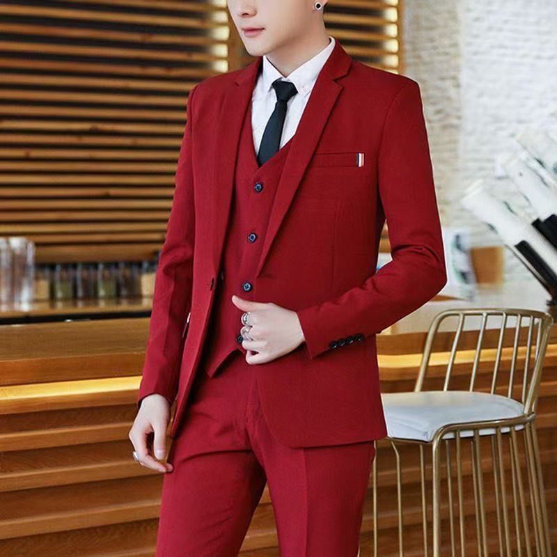 Men's 2 Piece Slim Fit Suit Ko - Men Formal Wear With Blazer recension och pris