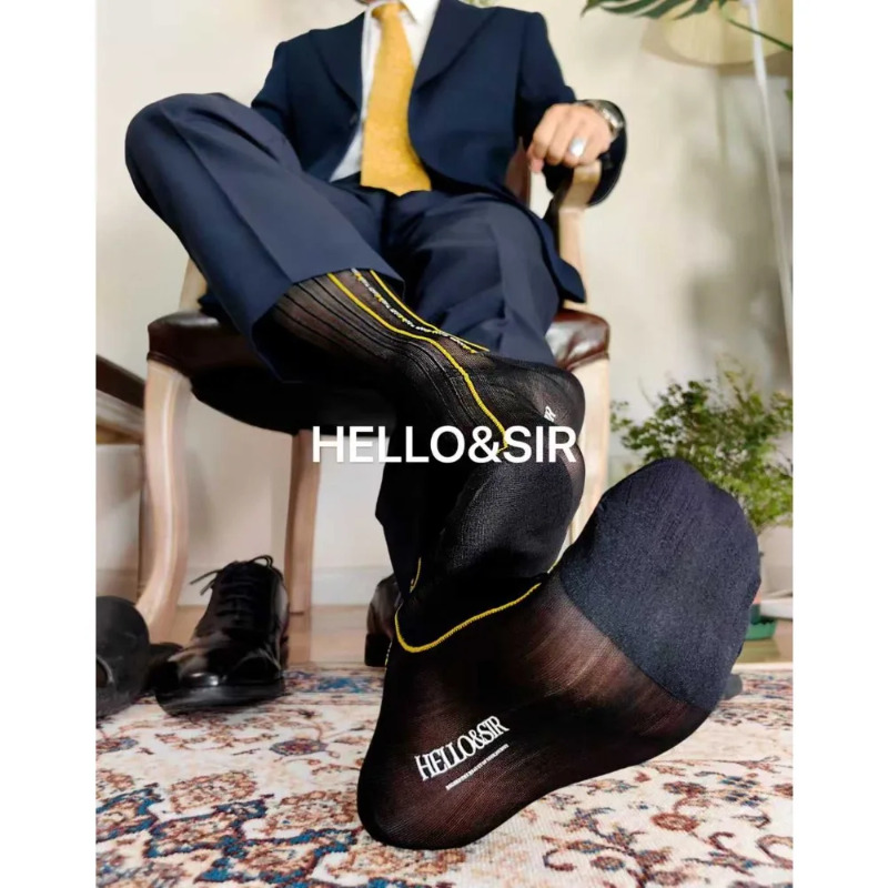 Men's Vintage Nylon Stockings  - Men Formal Wear Blue recension och pris