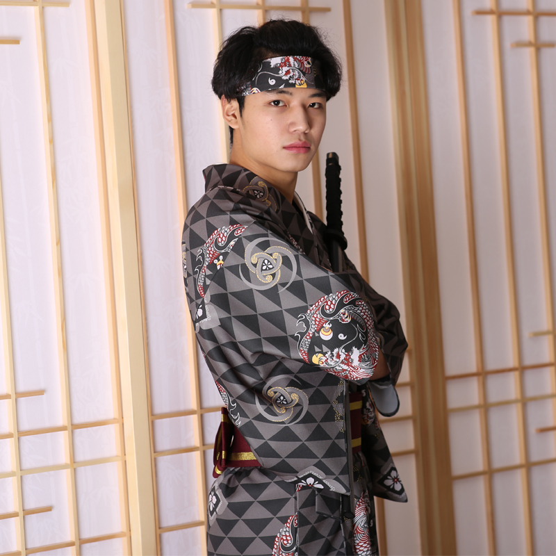 Asian Ethnic New Design Kimono - Traditional Japanese Men'S Formal Wear recension och pris