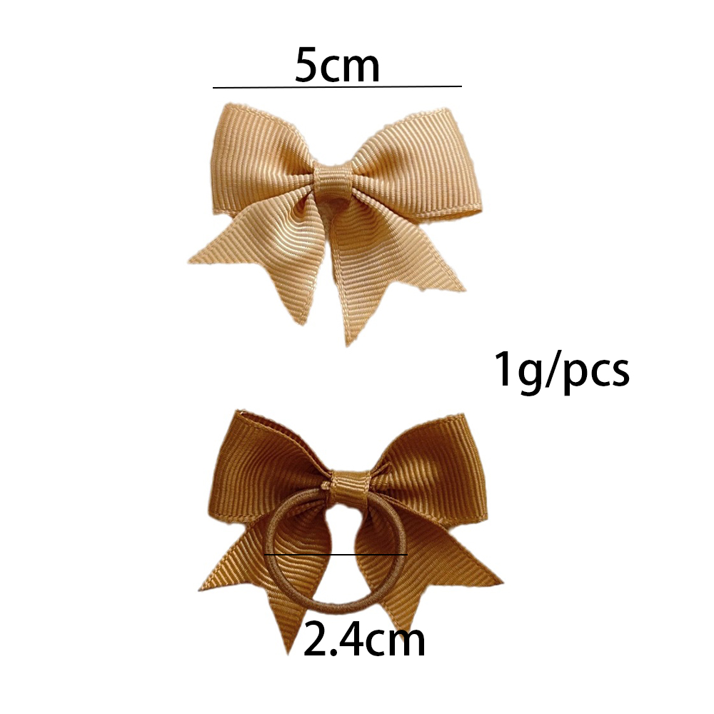 10Pcs 3 Styles Bows Elastic Ha - Tie Bar Clip recension och pris