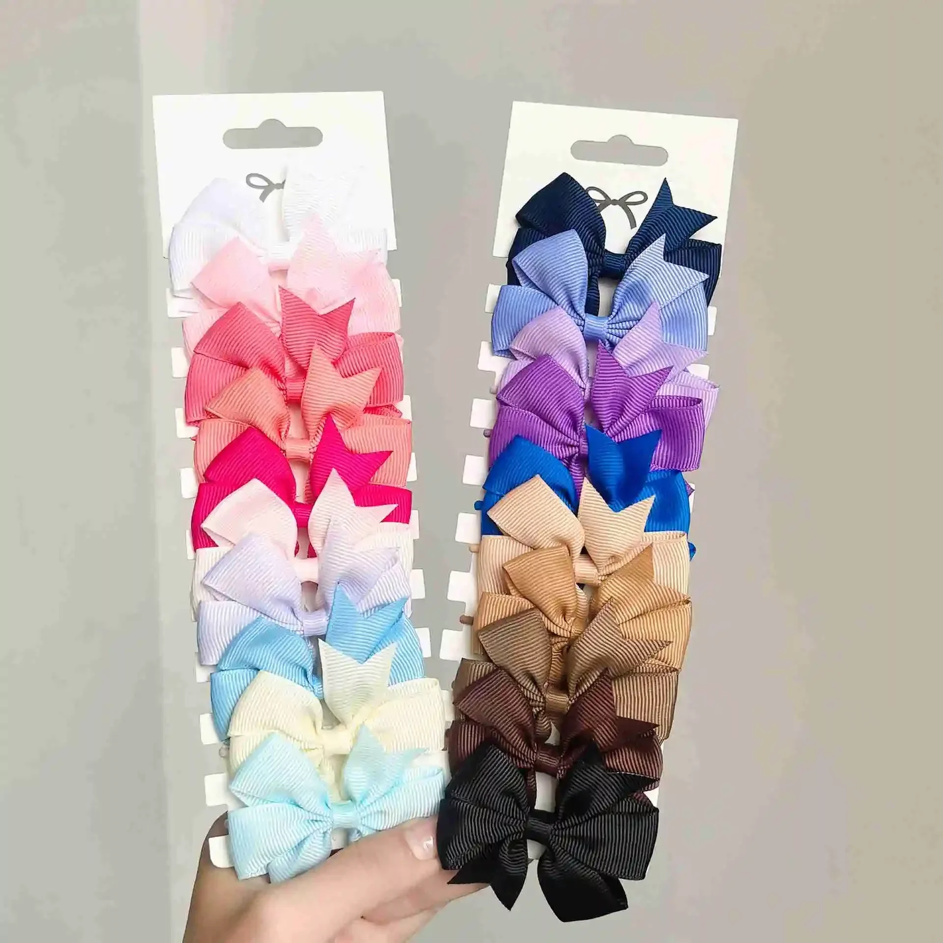 10Pcs 3 Styles Bows Elastic Ha - Tie Bar Clip recension och pris