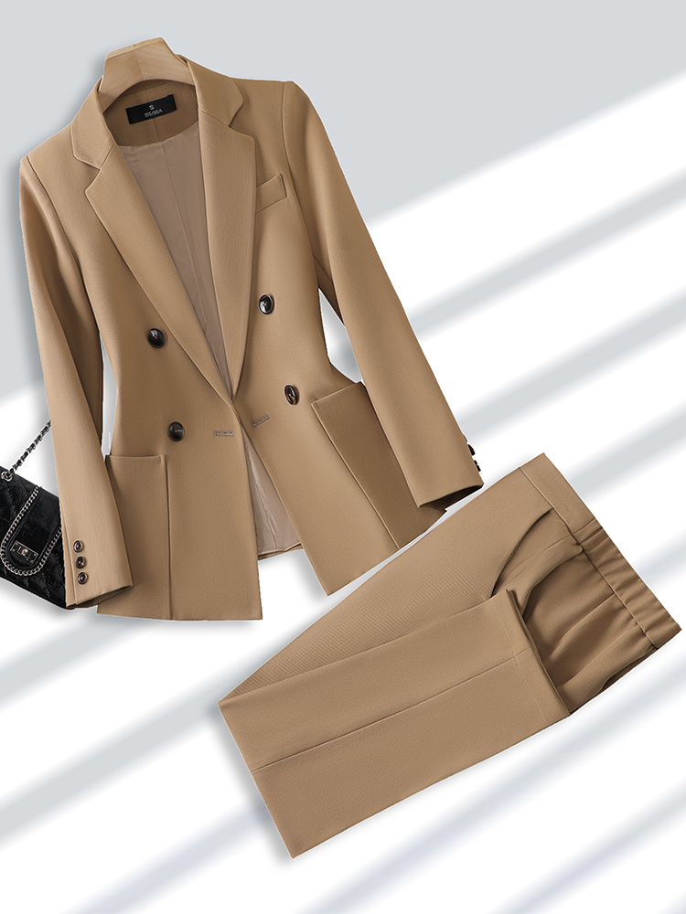 Fashion Ladies Pant Suit Forma - Men Formal Wear With Blazer recension och pris