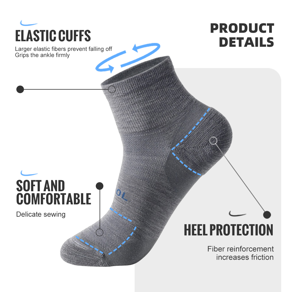 WRELS Merino Wool Socks Compre - Sock Garter Men recension och pris