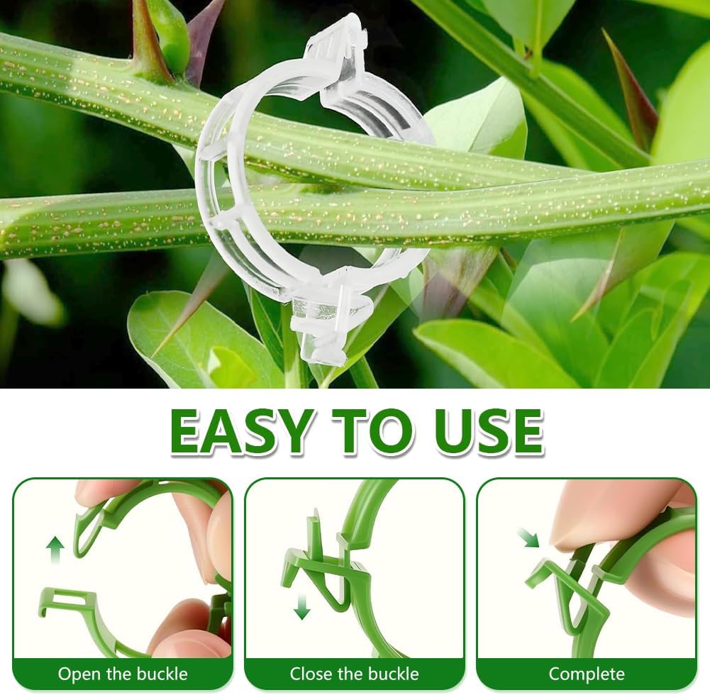100PCS Plant Support Clips Reu - Tie Bar Clip recension och pris