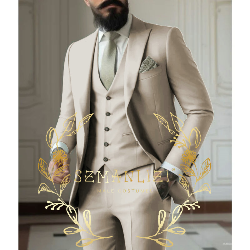 Light green Suits Men Suits 3  - Men Formal Wear With Blazer recension och pris