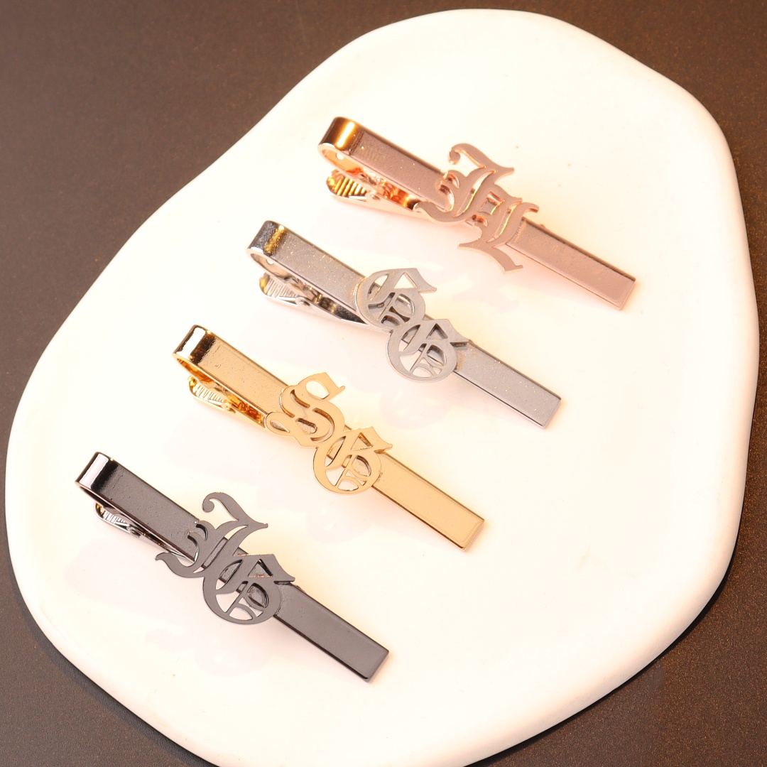 Custom Name Initials Tie Clip  - Tie Bar Clip recension och pris