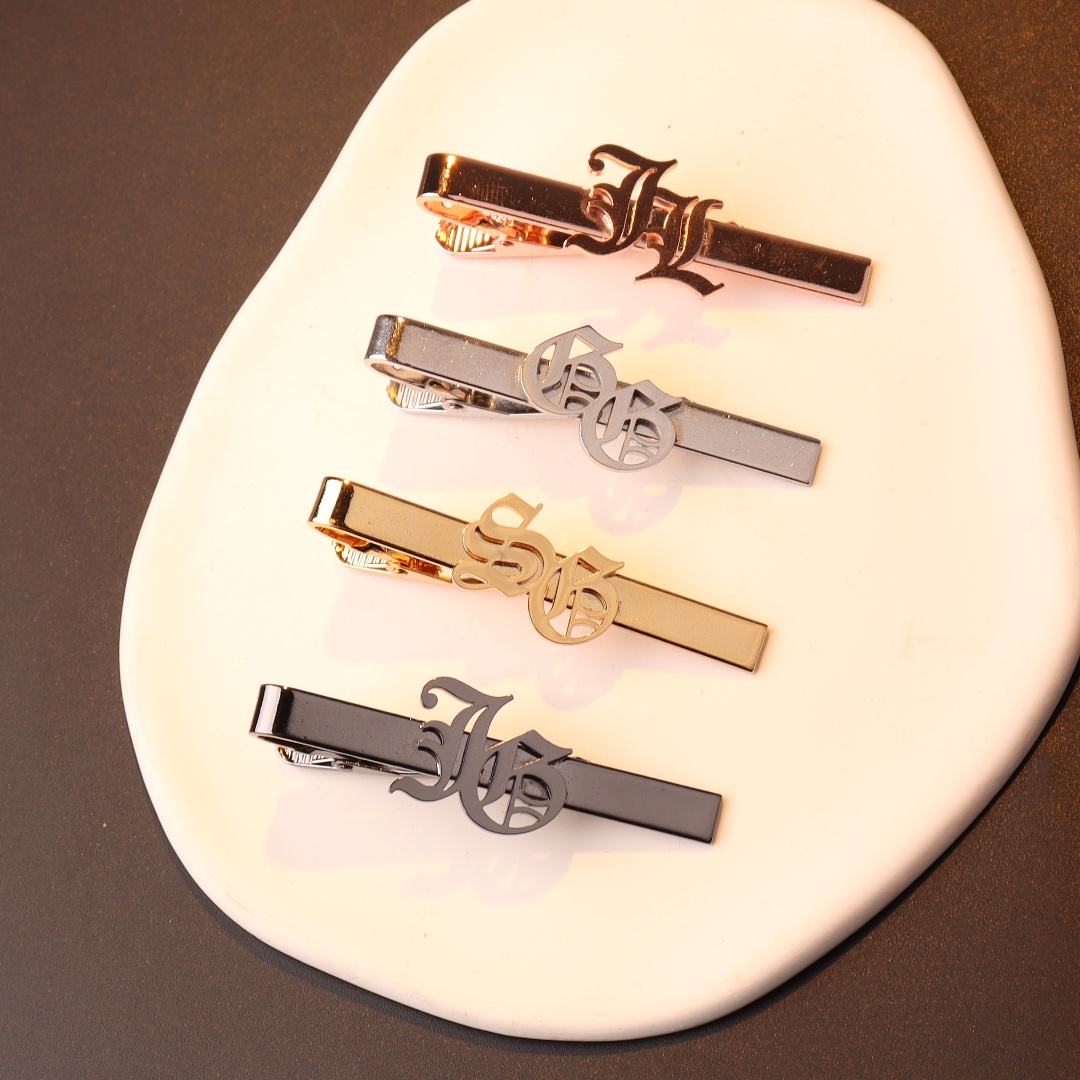 Custom Name Initials Tie Clip  - Tie Bar Clip recension och pris