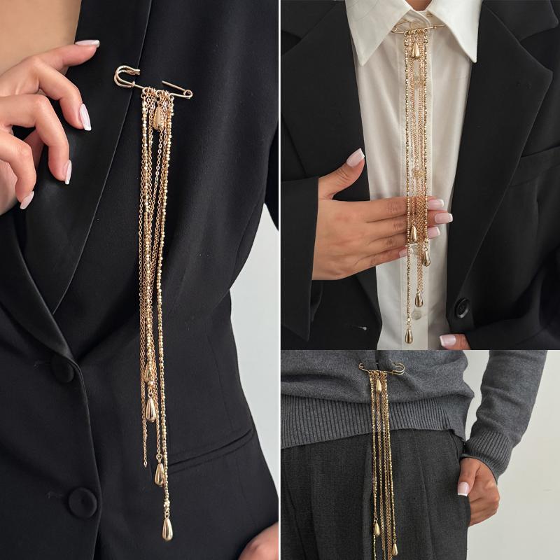 Elegant Water Droplet-tassel B - Mens Formal Look recension och pris