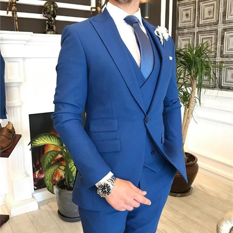 2021 Burgundy Double Breasted  - Men Formal Wear With Blazer recension och pris