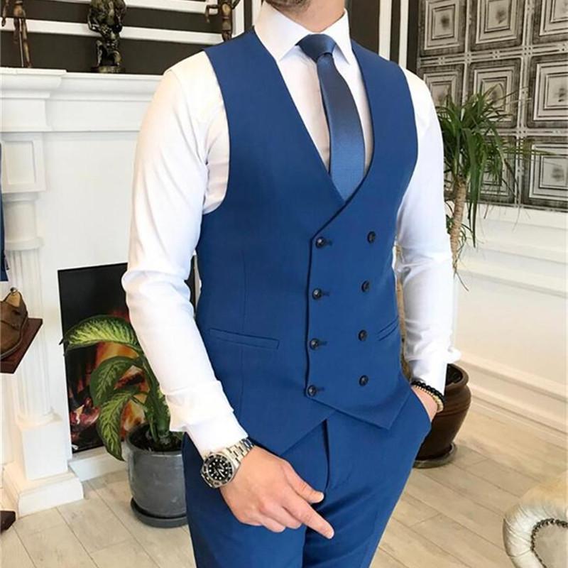 2021 Burgundy Double Breasted  - Men Formal Wear With Blazer recension och pris
