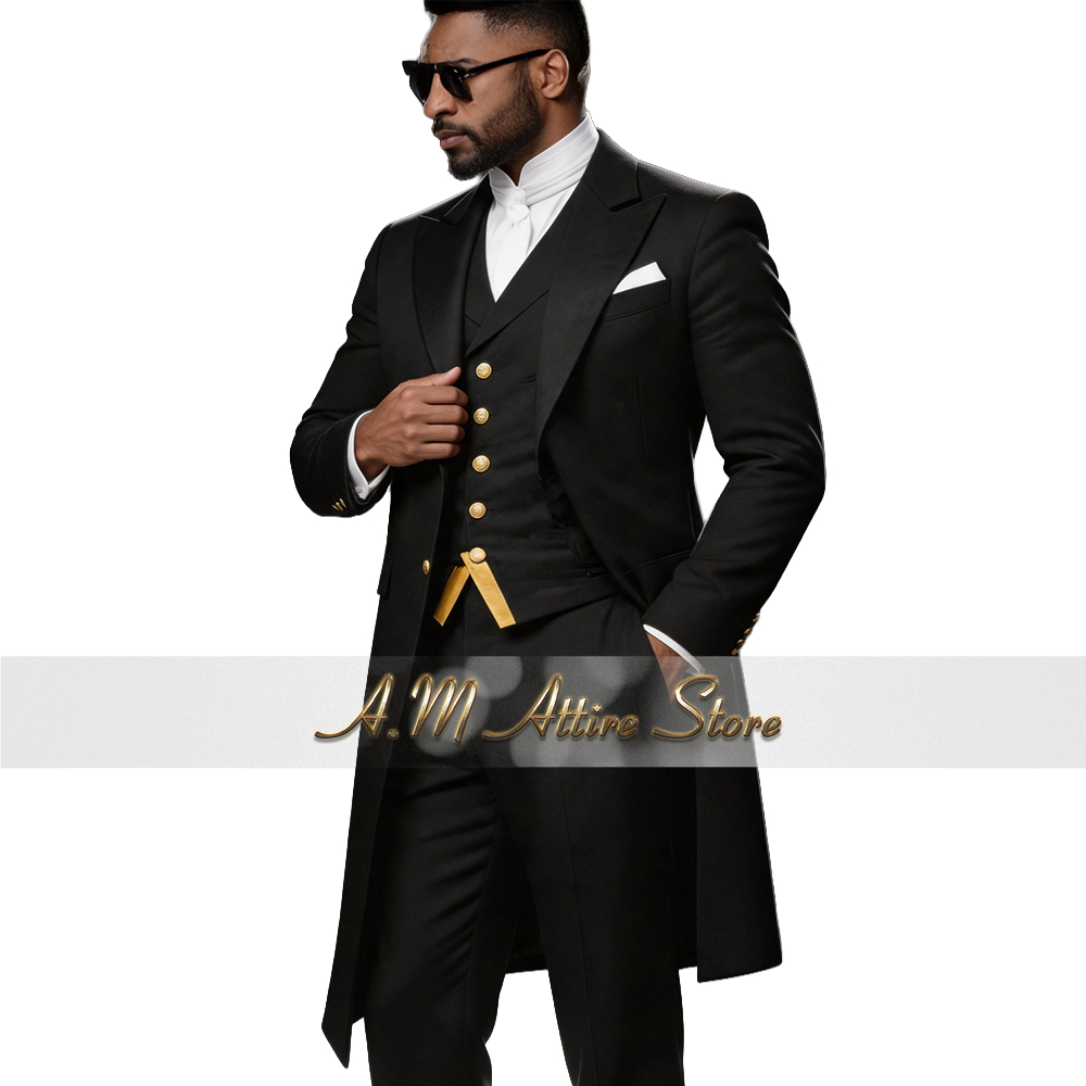 Wedding Suit for Men Blue 3-Pi - Men Formal Wear Blue recension och pris