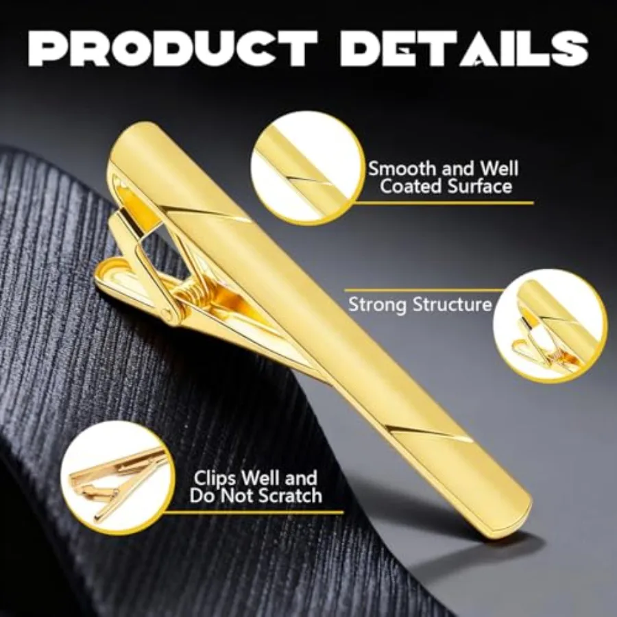 Mens Stainless Steel Tie Clips - Tie Bar Clip recension och pris