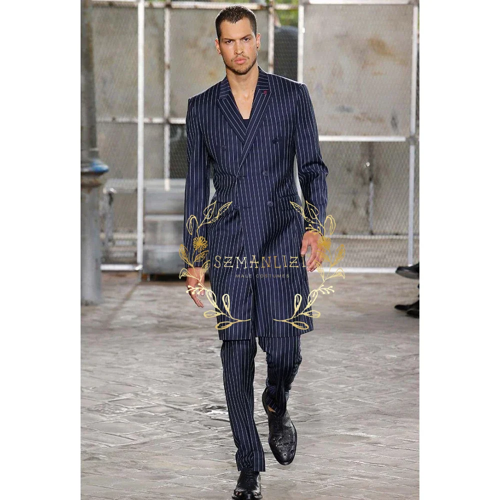 Formal Men's Suit 2 Pieces Nav - Men Formal Wear Blue recension och pris