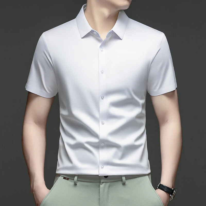 Mens Formal Casual Shirt Short - Mens Formal Look recension och pris