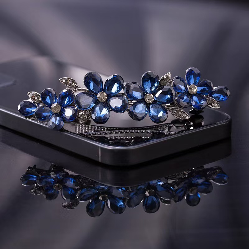 Elegant Black Rhinestone Cryst - Tie Bar Clip recension och pris