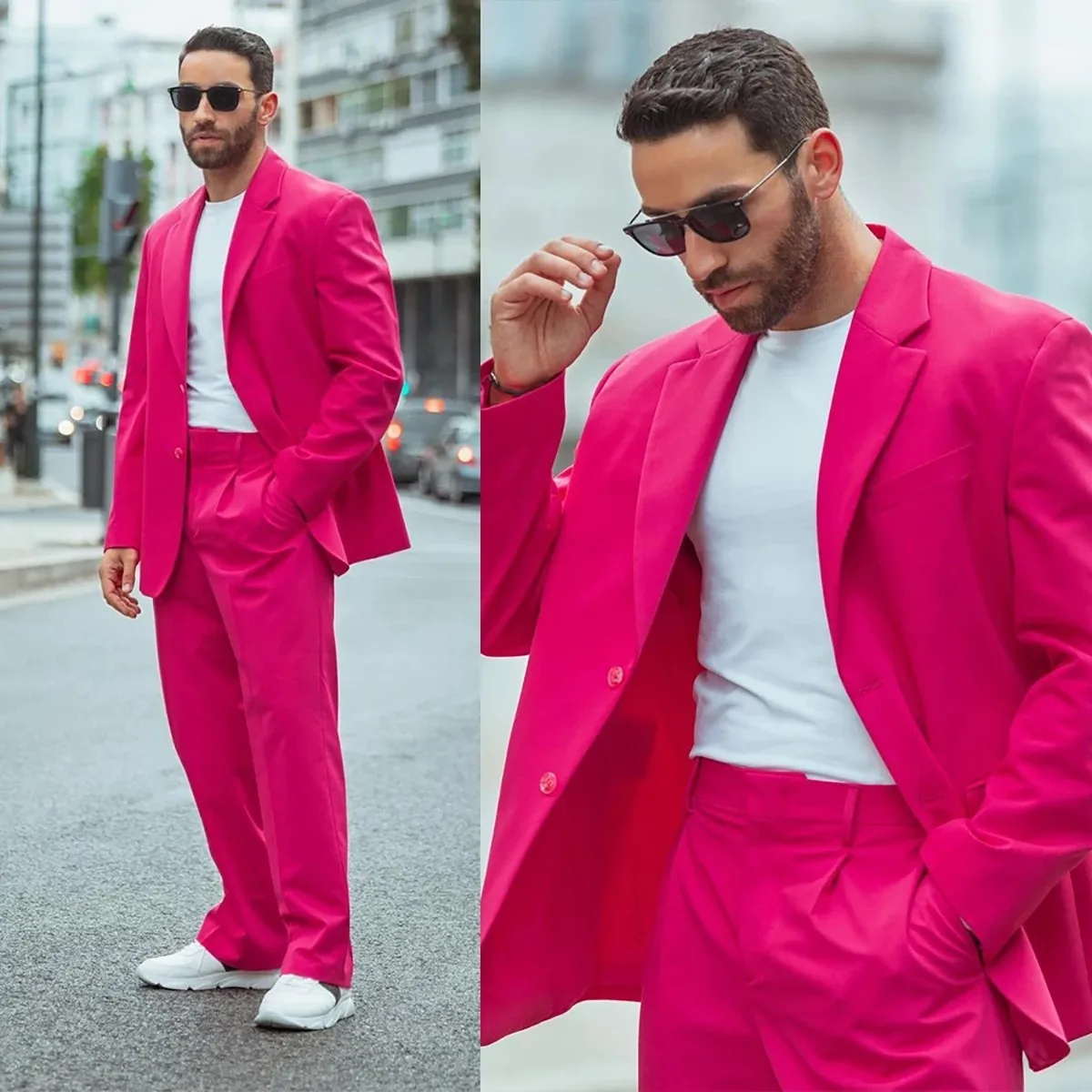 Street Wear Men Suits 2 Pieces - Men Formal Wear With Blazer recension och pris