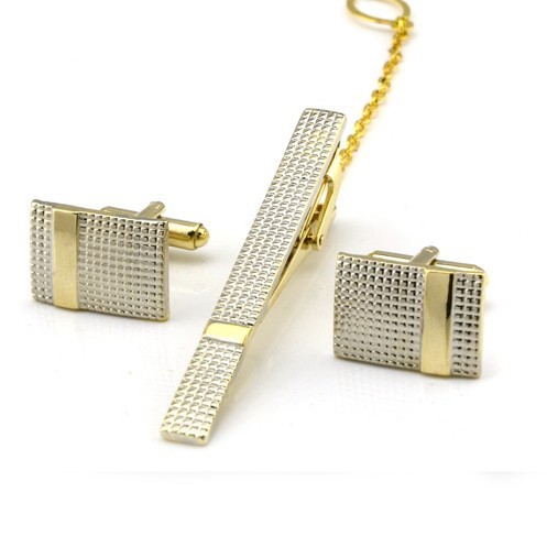 A Set Men's Tie Clip Cufflinks - Mens Formal Look recension och pris